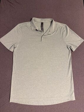 lululemon athletica Men's Light Green Polo Shirt